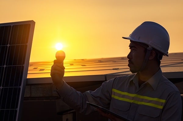 Economizar com energia solar